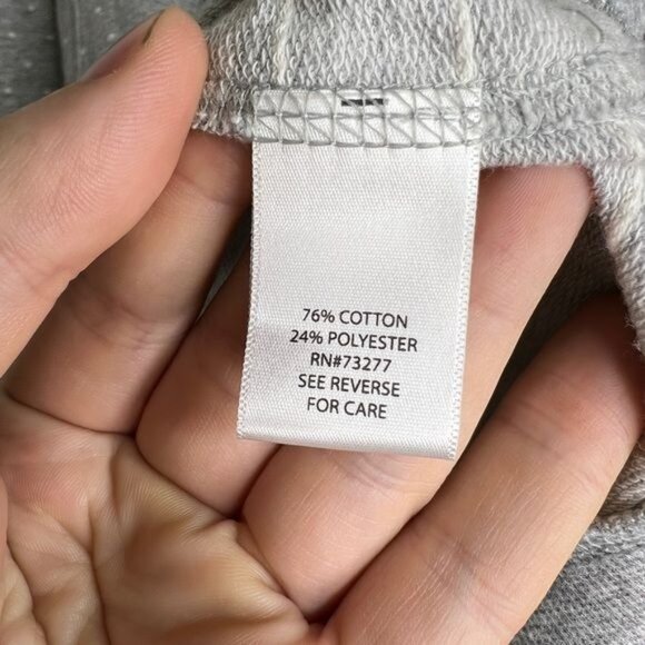 SO Women's Long Sleeve Polka Dot Sweater Gray White Size Medium - Picture 7 of 11